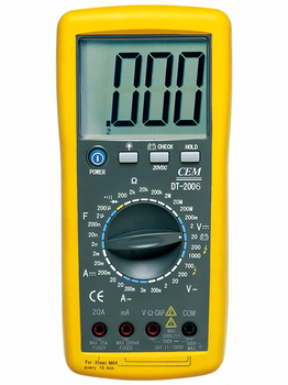 เครื่องมัลติมิเตอร์ดิจิตอล cem dt-2006 